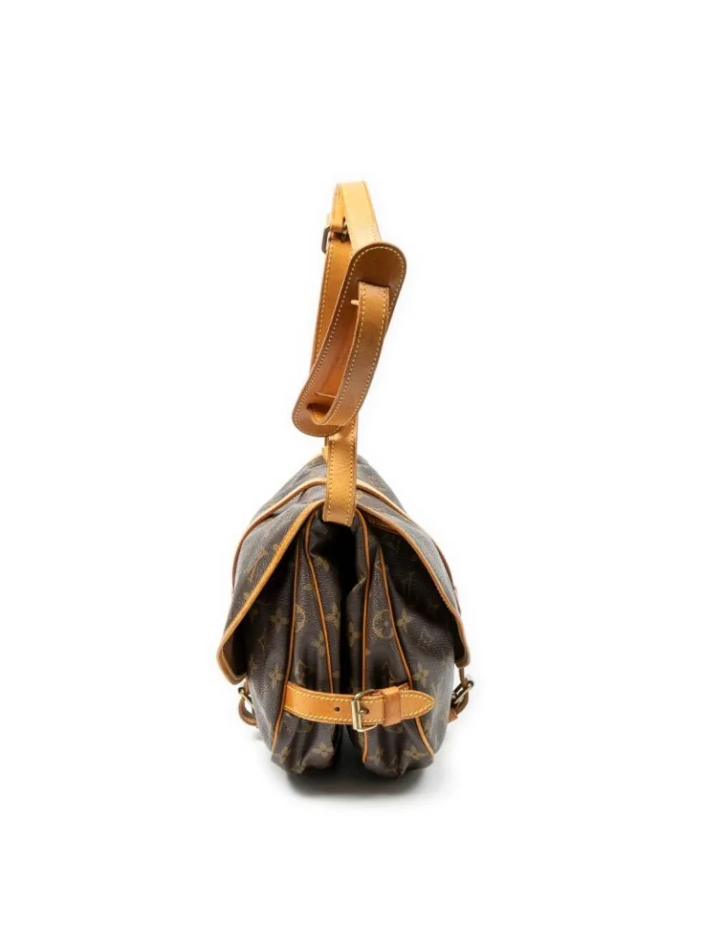 Louis Vuitton Saumur Brown Monogram Canvas Crossbody